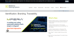 Desktop Screenshot of matthewsmarking.com